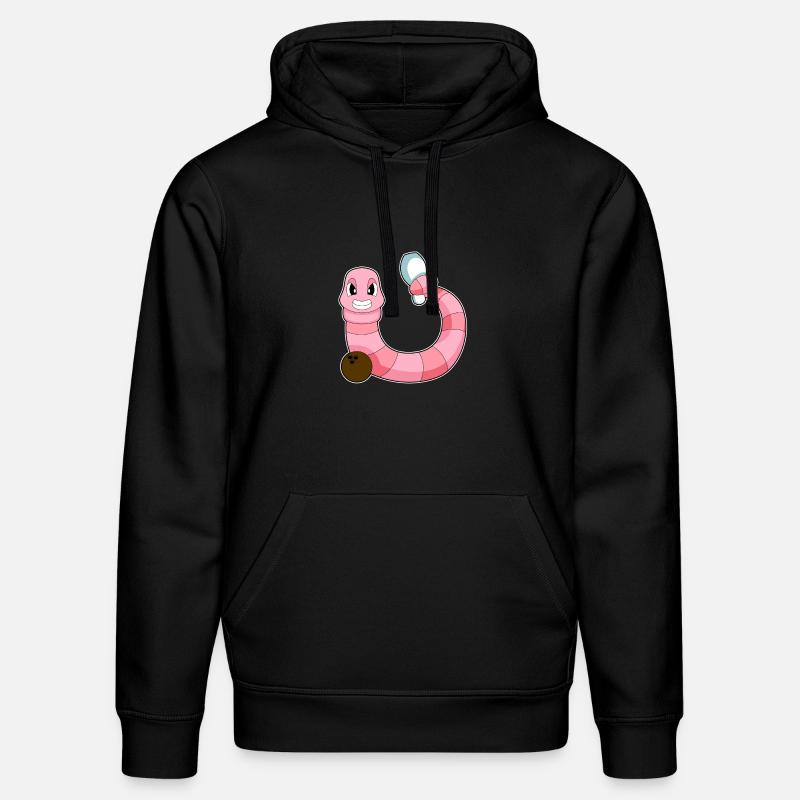Worm Bowling Bowlingkule-käle - Ekologisk luvtröja DRUMMER unisex från Stanley/Stella - svart