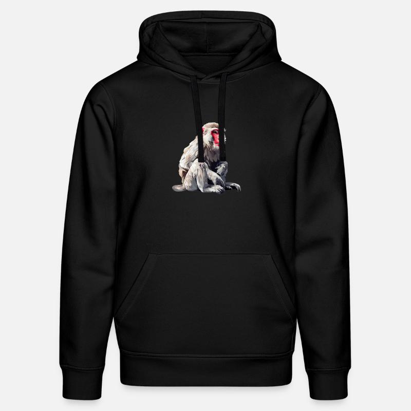 Macaque Macaque - Sweat à capuche bio DRUMMER Stanley/Stella Unisexe - noir