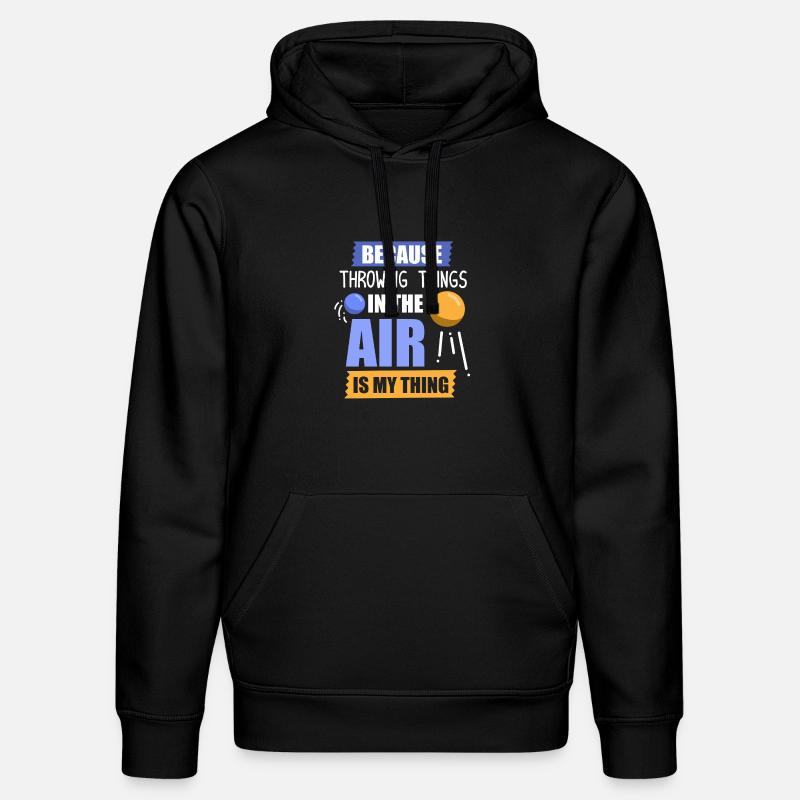 Diskuswurf Diskuswerfen Diskus diskuswerfer - Stanley/Stella Unisex Bio-Hoodie DRUMMER - Schwarz