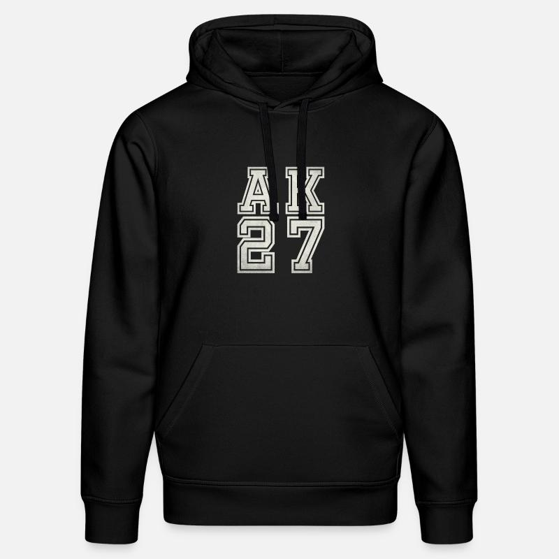 AK 27 - Sweat à capuche bio DRUMMER Stanley/Stella Unisexe - noir