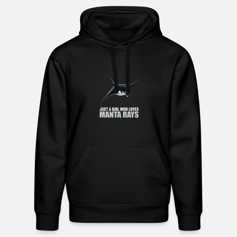 Rays Manta Rays - Stanley/Stella DRUMMER Unisex Organic Hoodie - black