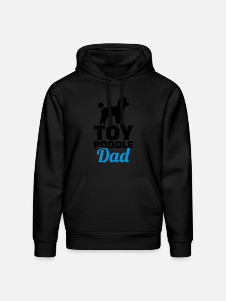 Toy Poodle - Stanley/Stella DRUMMER Unisex Organic Hoodie - black