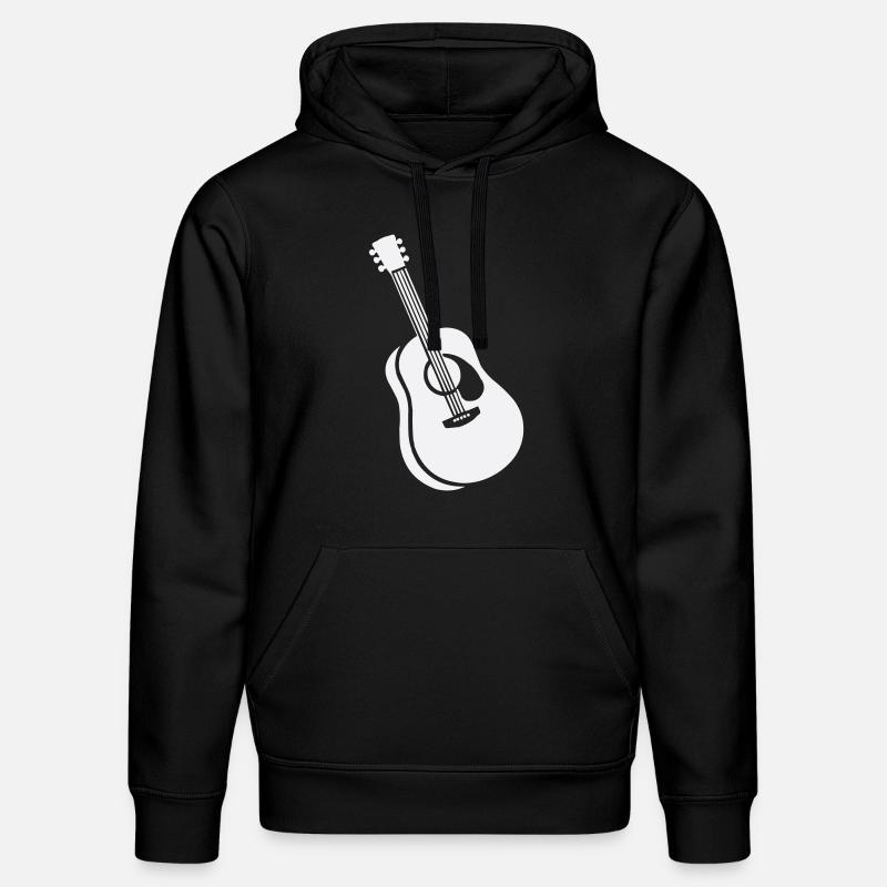 guitare - Sweat à capuche bio DRUMMER Stanley/Stella Unisexe - noir