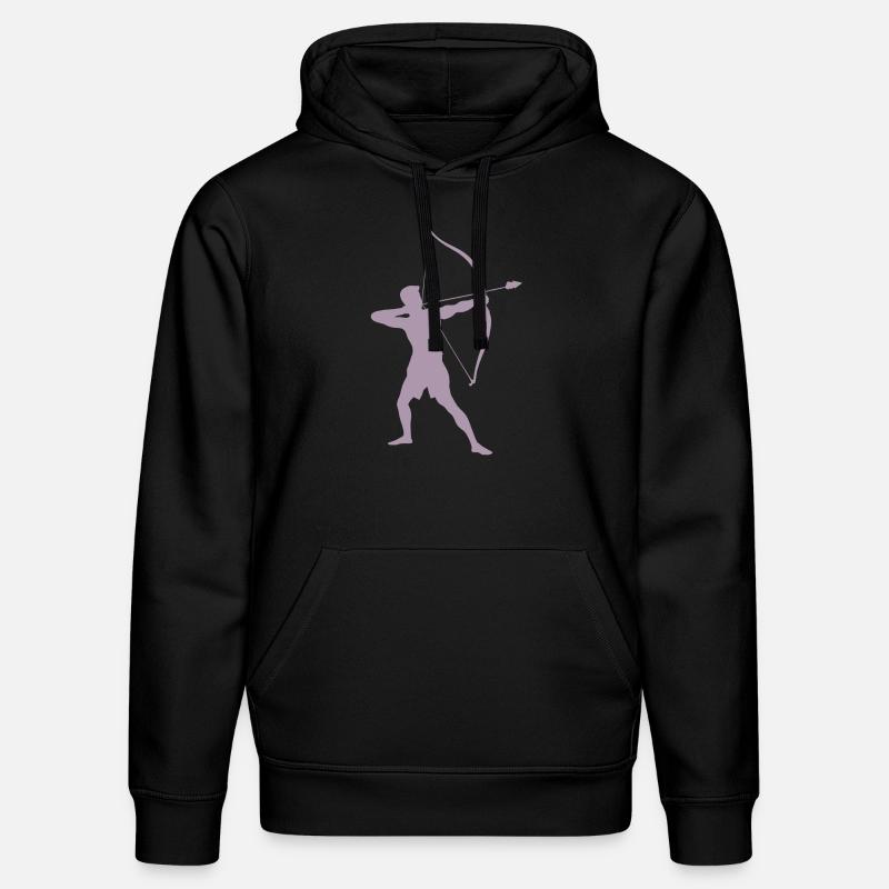 Silhouette d’archer, précise - Sweat à capuche bio DRUMMER Stanley/Stella Unisexe - noir