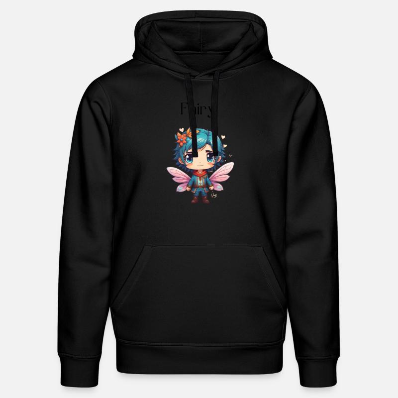 Fee - Stanley/Stella Unisex Bio-Hoodie DRUMMER  - Schwarz