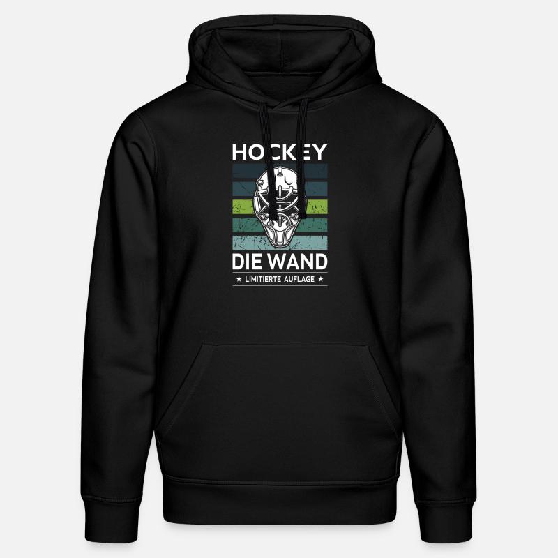 Hockey - Sweat à capuche bio DRUMMER Stanley/Stella Unisexe - noir