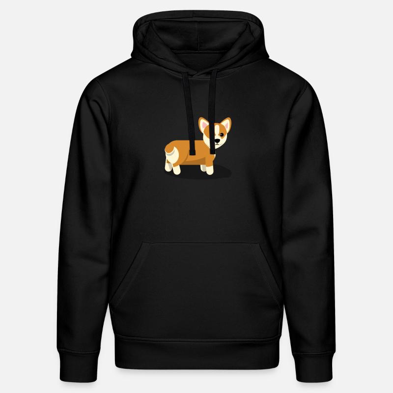 Corgi - Sweat à capuche bio DRUMMER Stanley/Stella Unisexe - noir