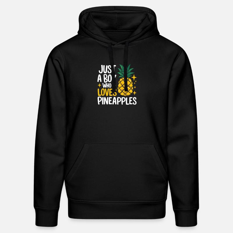 Ananas Fruit tropical hawaïen - Sweat à capuche bio DRUMMER Stanley/Stella Unisexe - noir