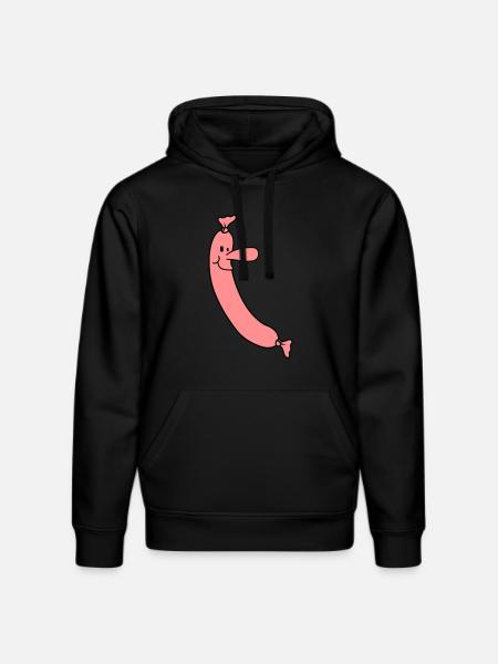 Sausage Man - Stanley/Stella DRUMMER Unisex Organic Hoodie - black