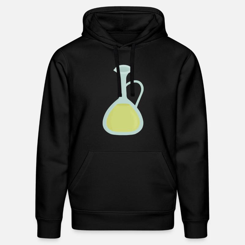 huile d’olive - Sweat à capuche bio DRUMMER Stanley/Stella Unisexe - noir