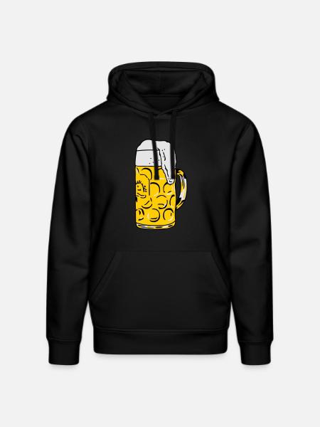 Bier - Stanley/Stella Unisex Bio-Hoodie DRUMMER  - Schwarz