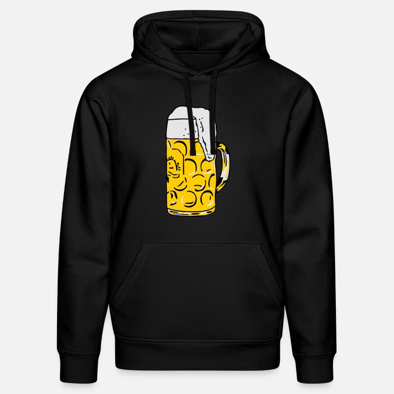 Bière - Sweat à capuche bio DRUMMER Stanley/Stella Unisexe - noir
