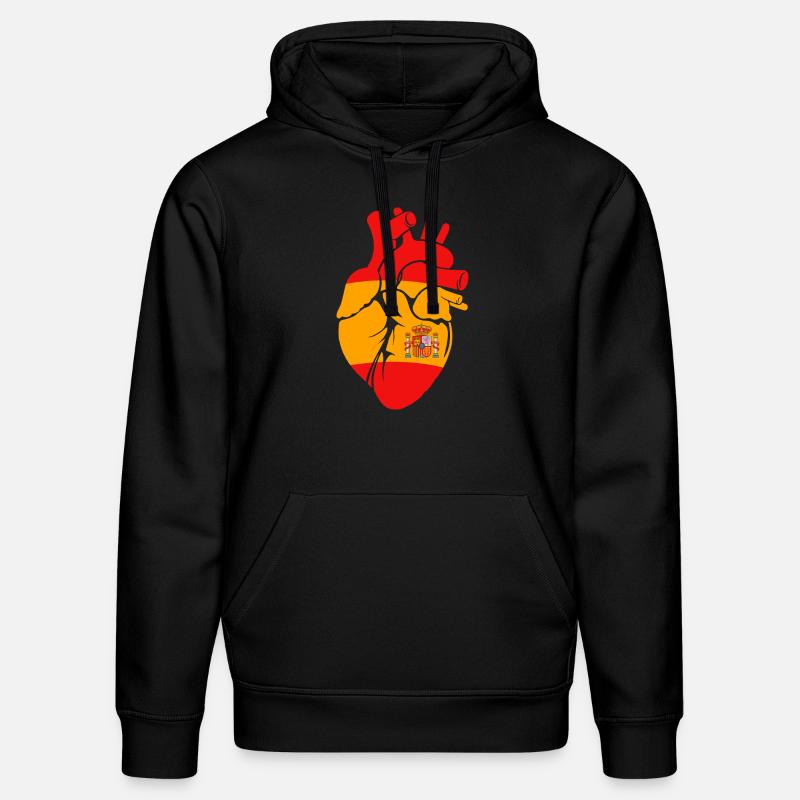 Spanien Spanisch - Stanley/Stella Unisex Bio-Hoodie DRUMMER  - Schwarz