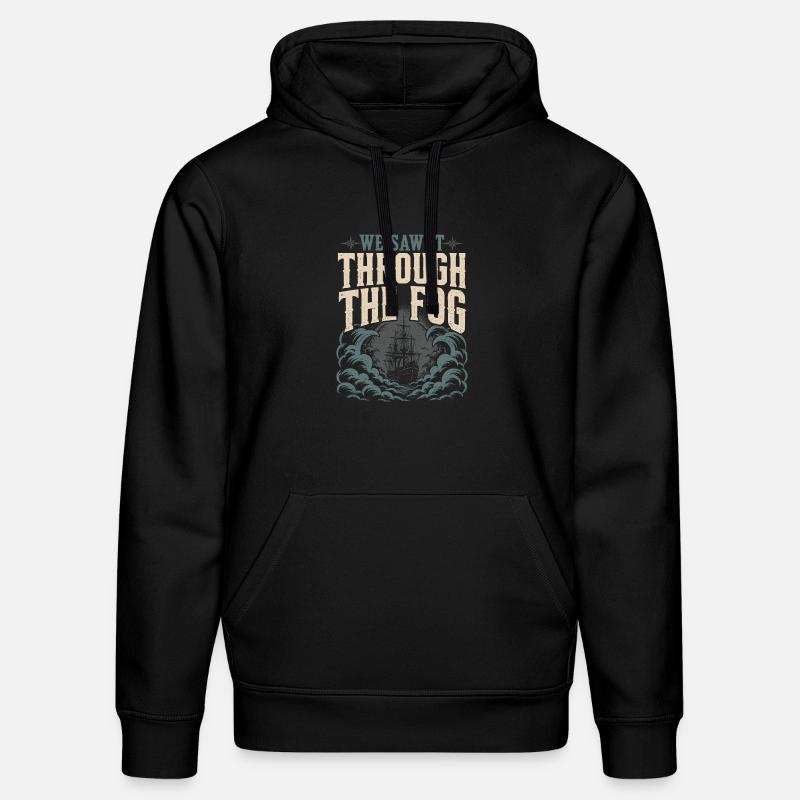 Geisterschiff Verfluchtes Schiff Maritimer Geist - Stanley/Stella Unisex Bio-Hoodie DRUMMER  - Schwarz