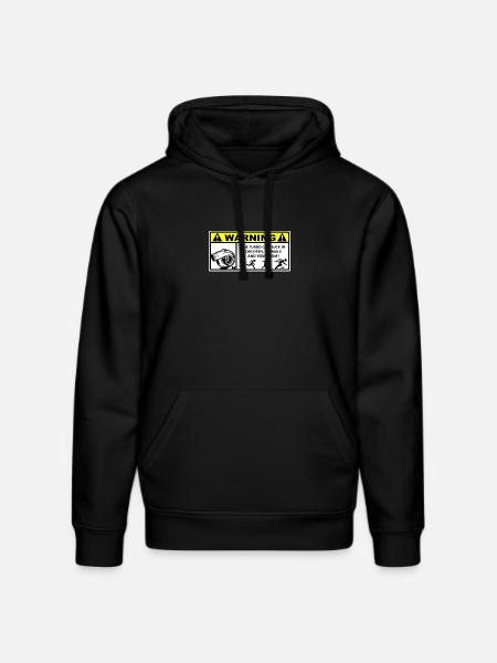 Turbo Race Warning - Stanley/Stella DRUMMER Unisex Organic Hoodie - black