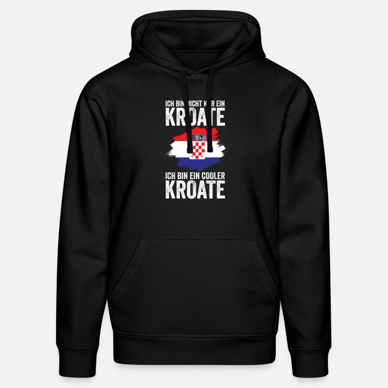 Croate Croate Croatie - Sweat à capuche bio DRUMMER Stanley/Stella Unisexe - noir