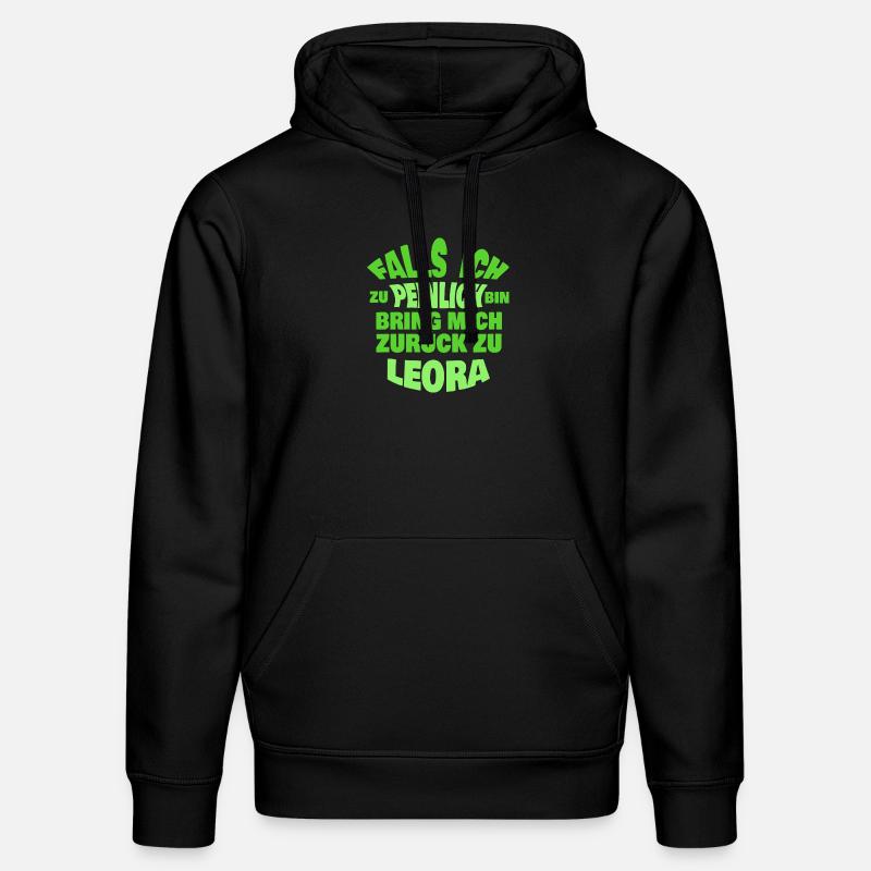 Cadeau pour Leora - Sweat à capuche bio DRUMMER Stanley/Stella Unisexe - noir