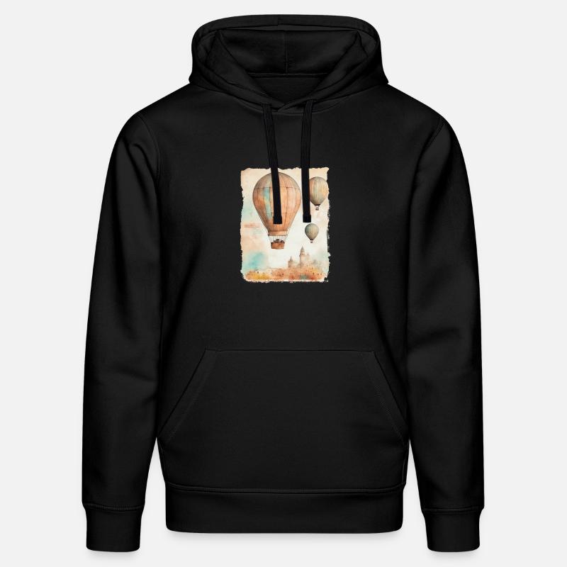 Fesselballon - Stanley/Stella Unisex Bio-Hoodie DRUMMER  - Schwarz