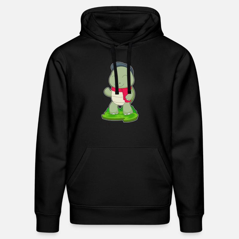 Écharpe Tortue - Sweat à capuche bio DRUMMER Stanley/Stella Unisexe - noir