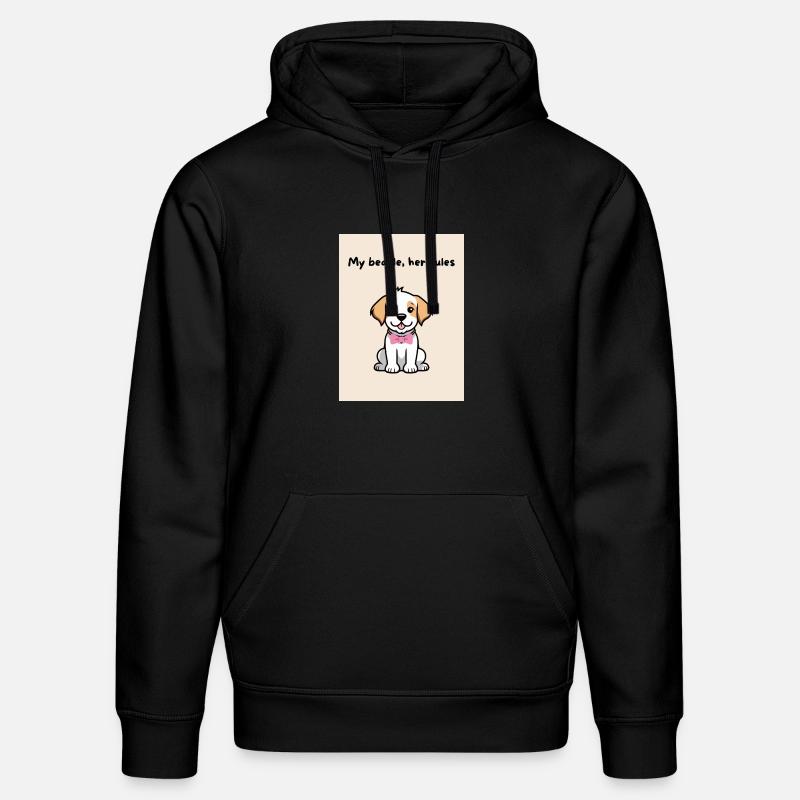 A-Beagle-mio_-5- - Stanley/Stella Unisex Bio-Hoodie DRUMMER  - Schwarz