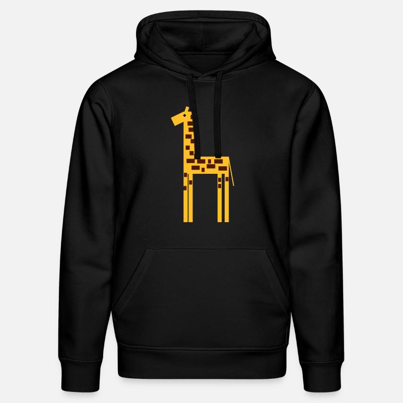 girafe 2 - Sweat à capuche bio DRUMMER Stanley/Stella Unisexe - noir