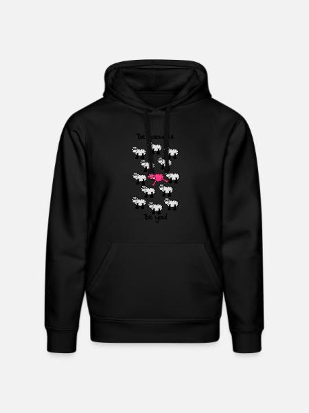 be different - be colourful - Stanley/Stella Unisex Bio-Hoodie DRUMMER  - Schwarz