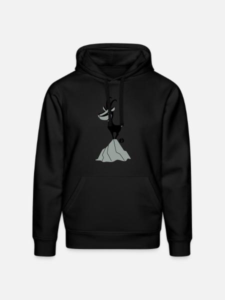 Gemse - Stanley/Stella Unisex Bio-Hoodie DRUMMER  - Schwarz