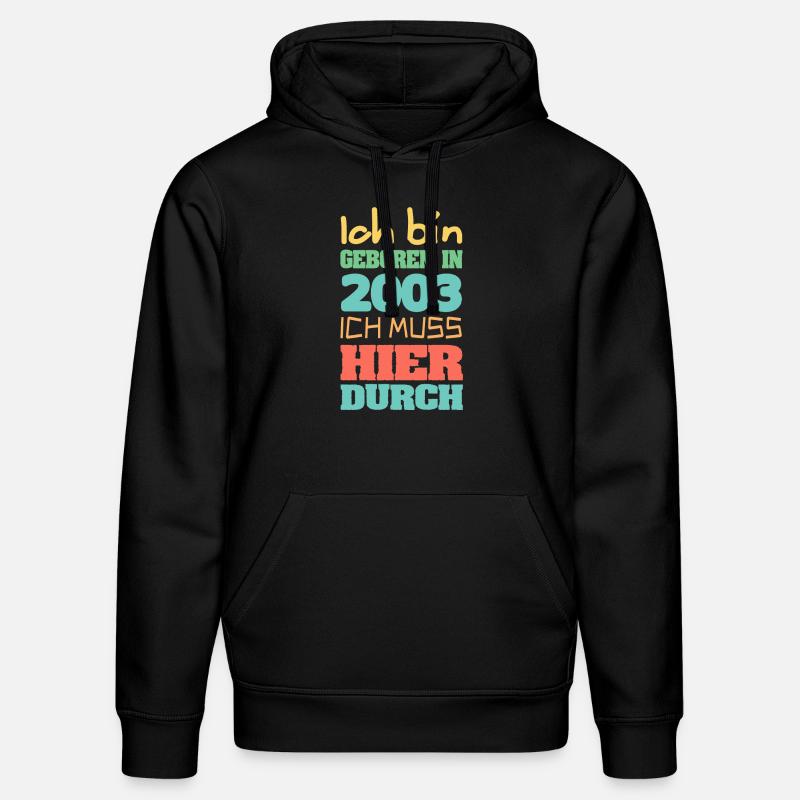 Bin 2003 - Stanley/Stella Unisex Bio-Hoodie DRUMMER  - Schwarz