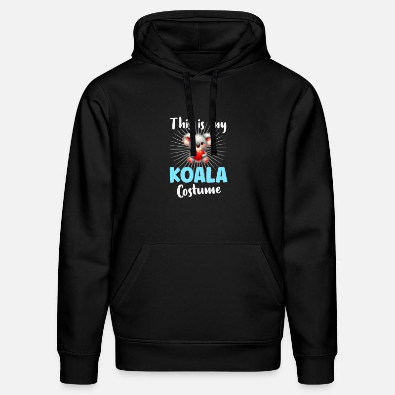 Koala Koalabär - Stanley/Stella Unisex Bio-Hoodie DRUMMER - Schwarz
