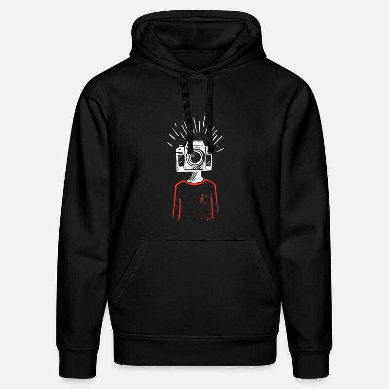 Tête de came - Sweat à capuche bio DRUMMER Stanley/Stella Unisexe - noir