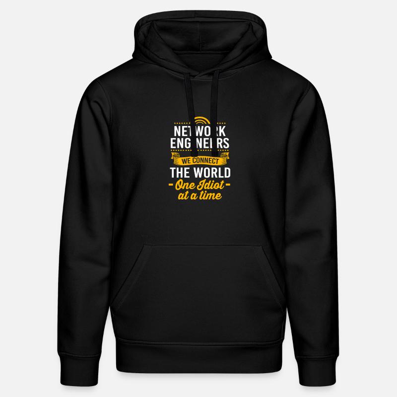 Netzwerk Ingenieur Programmierer Informatiker - Stanley/Stella Unisex Bio-Hoodie DRUMMER - Schwarz