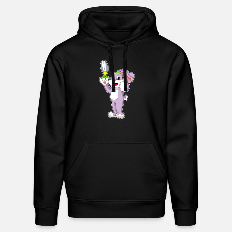 Ciseaux de coiffeur lapin - Sweat à capuche bio DRUMMER Stanley/Stella Unisexe - noir