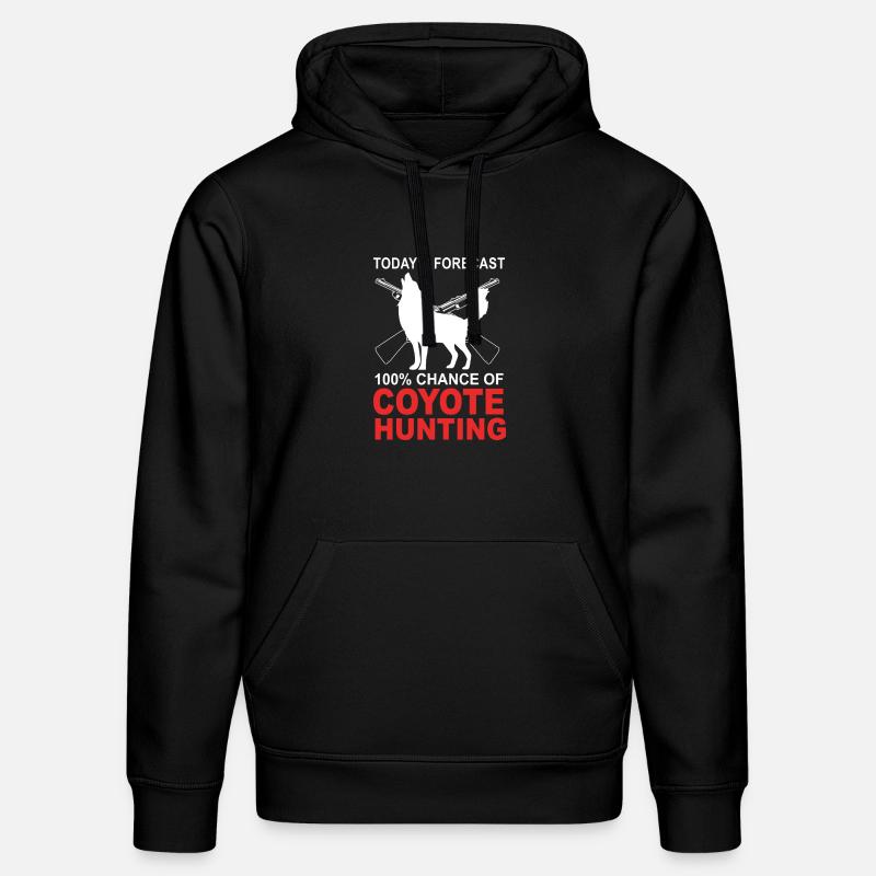 Kojote Jagd Jäger - Stanley/Stella Unisex Bio-Hoodie DRUMMER - Schwarz