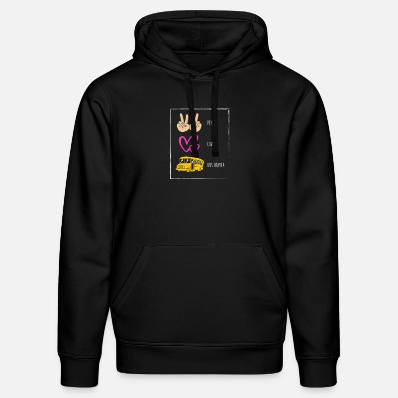 Schulbusfahrer Schulbus - Stanley/Stella Unisex Bio-Hoodie DRUMMER  - Schwarz