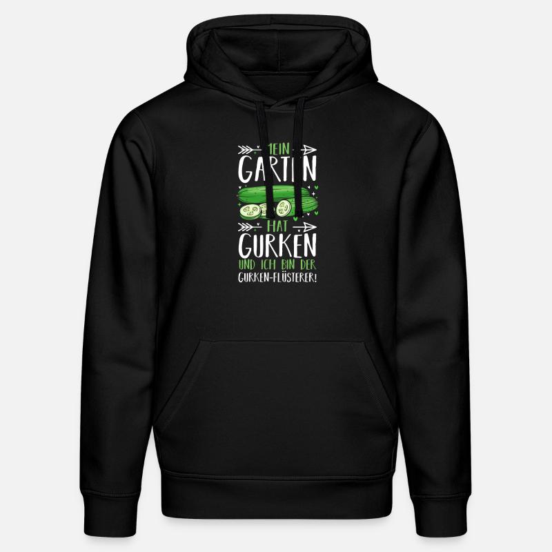 Jardinier Concombre Jardin fermier - Sweat à capuche bio DRUMMER Stanley/Stella Unisexe - noir