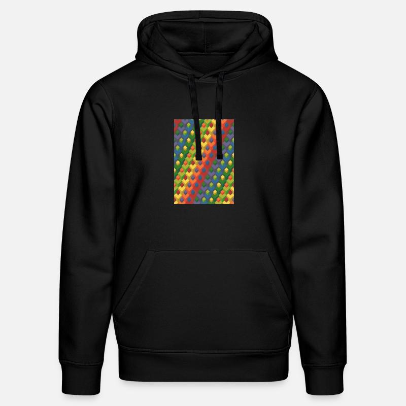 Grand gradient - Sweat à capuche bio DRUMMER Stanley/Stella Unisexe - noir