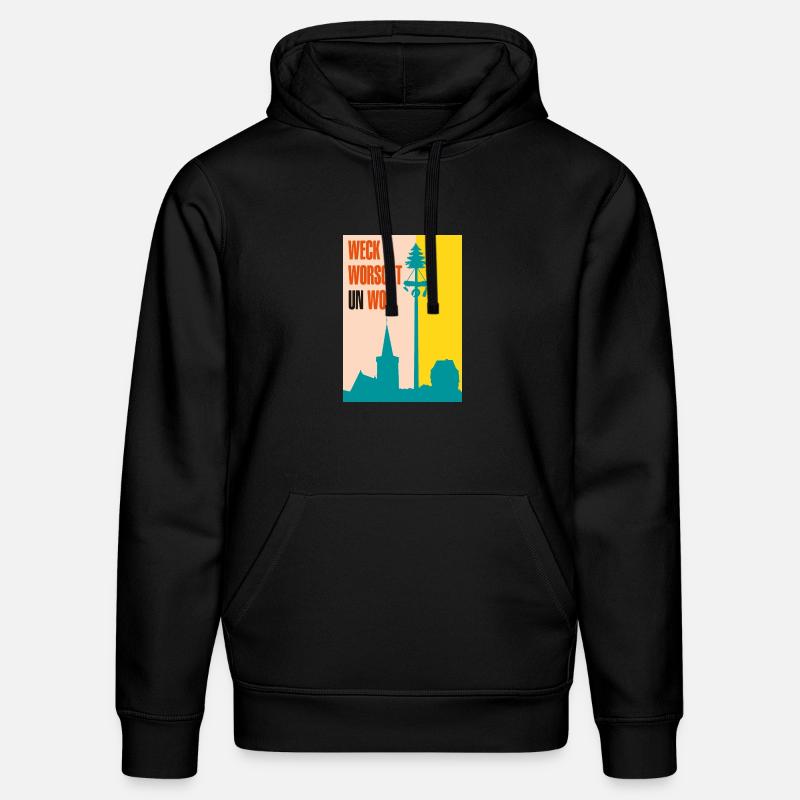 Die 3-faltigkeit der Kerb - Stanley/Stella Unisex Bio-Hoodie DRUMMER - Schwarz