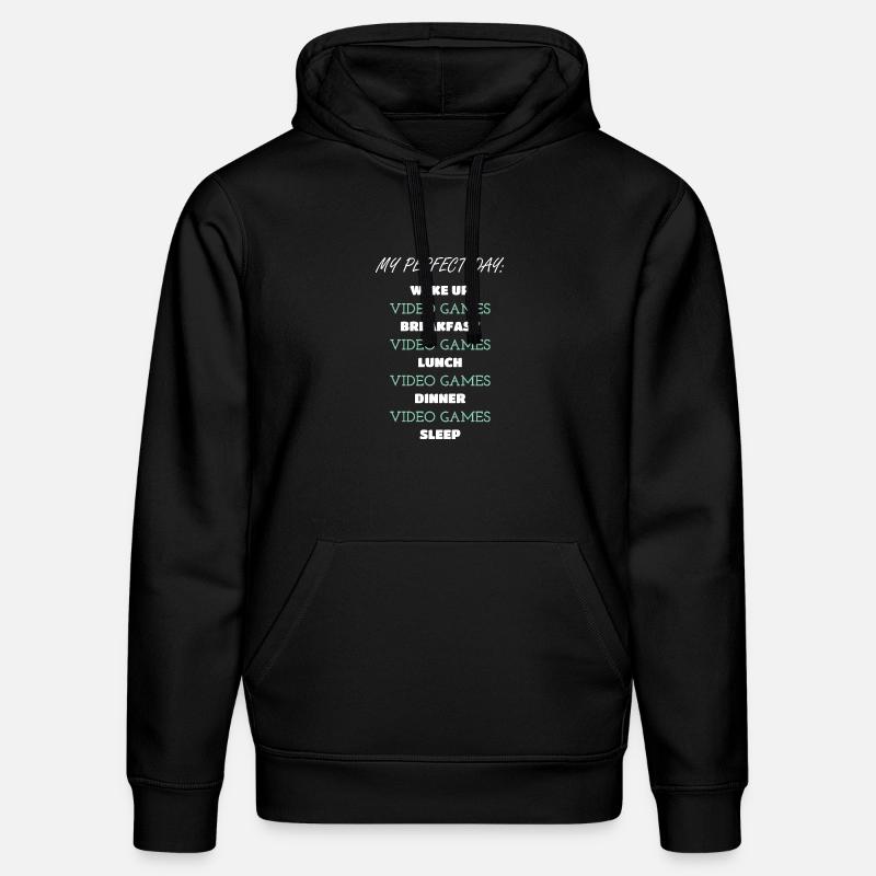Gaming Lifestyle Citation Imprimer - Sweat à capuche bio DRUMMER Stanley/Stella Unisexe - noir