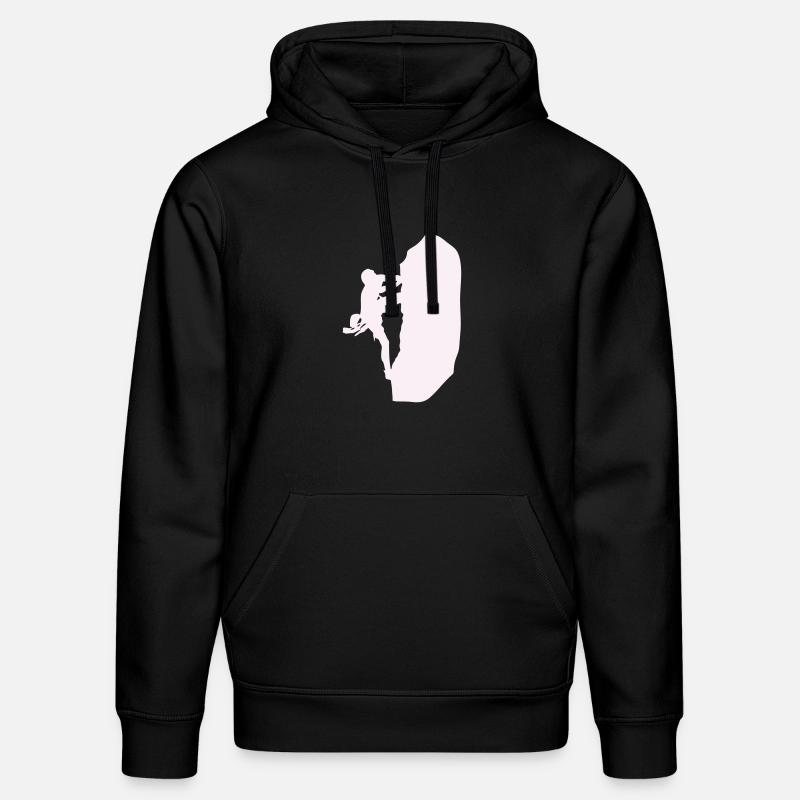 klettern_bergsteigen_silhouette- - Sweat à capuche bio DRUMMER Stanley/Stella Unisexe - noir