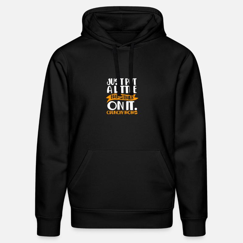 Crunchy Mama - Stanley/Stella Unisex Bio-Hoodie DRUMMER  - Schwarz