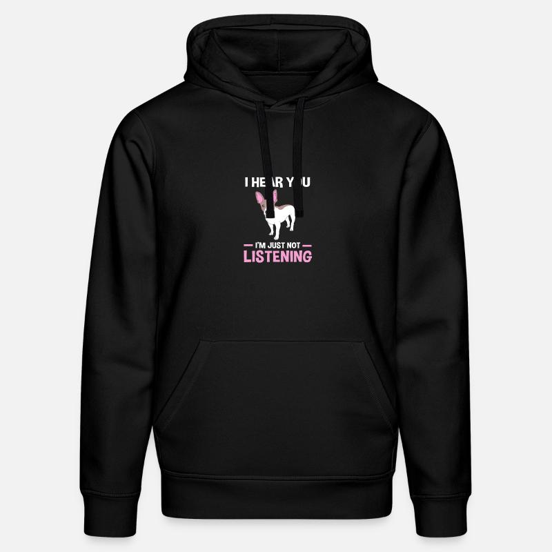 Rat Terrier - Stanley/Stella Unisex Bio-Hoodie DRUMMER - Schwarz