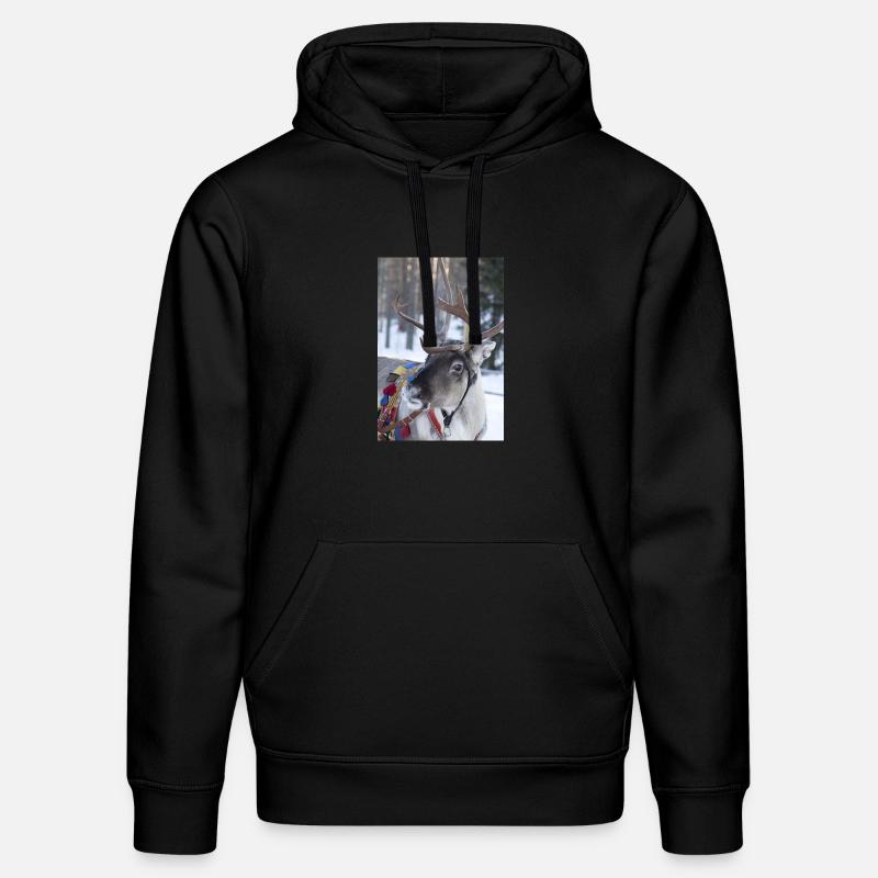 renne - Sweat à capuche bio DRUMMER Stanley/Stella Unisexe - noir