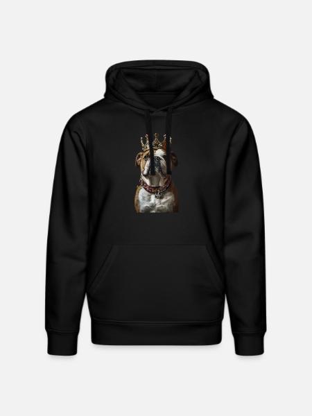Bouledogue - Sweat à capuche bio DRUMMER Stanley/Stella Unisexe - noir
