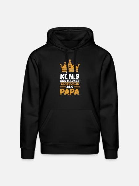Father Dad - Stanley/Stella DRUMMER Unisex Organic Hoodie - black