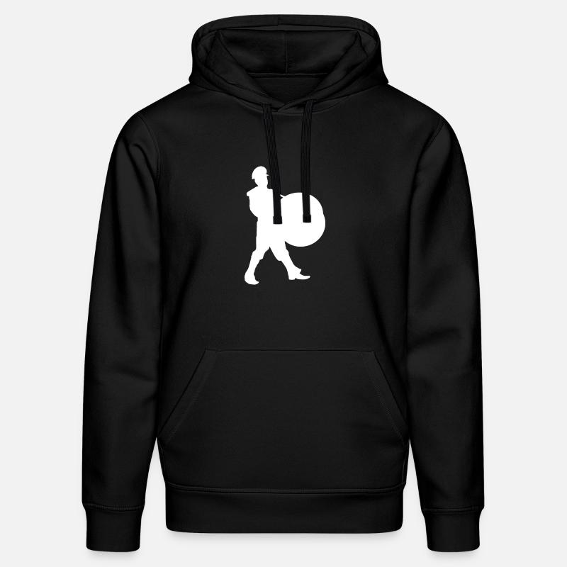 Silhouette du Héros de l’Écran - Sweat à capuche bio DRUMMER Stanley/Stella Unisexe - noir