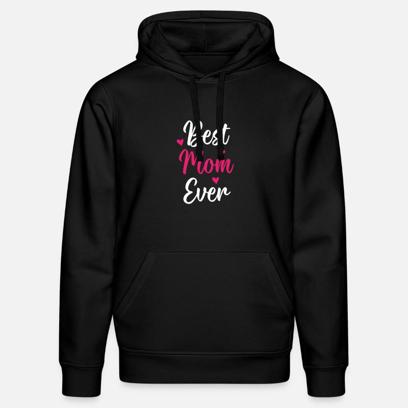 Beste Mutter aller Zeiten - Stanley/Stella Unisex Bio-Hoodie DRUMMER - Schwarz