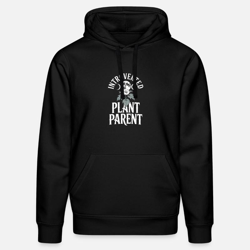 Tee parent de plante introverti - Sweat à capuche bio DRUMMER Stanley/Stella Unisexe - noir