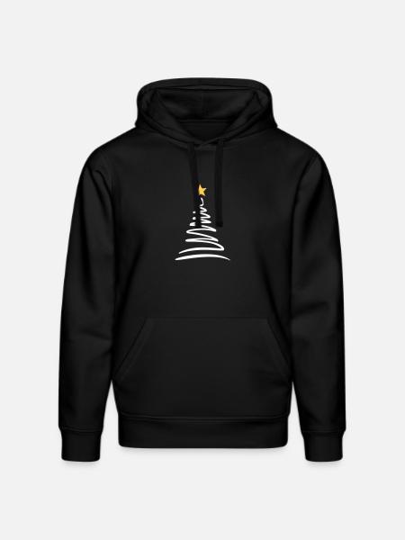 Weihnachtsbaum - Stanley/Stella Unisex Bio-Hoodie DRUMMER - Schwarz