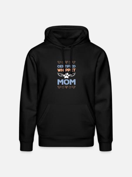Zertifizierte Whippet Mama - Stanley/Stella Unisex Bio-Hoodie DRUMMER - Schwarz