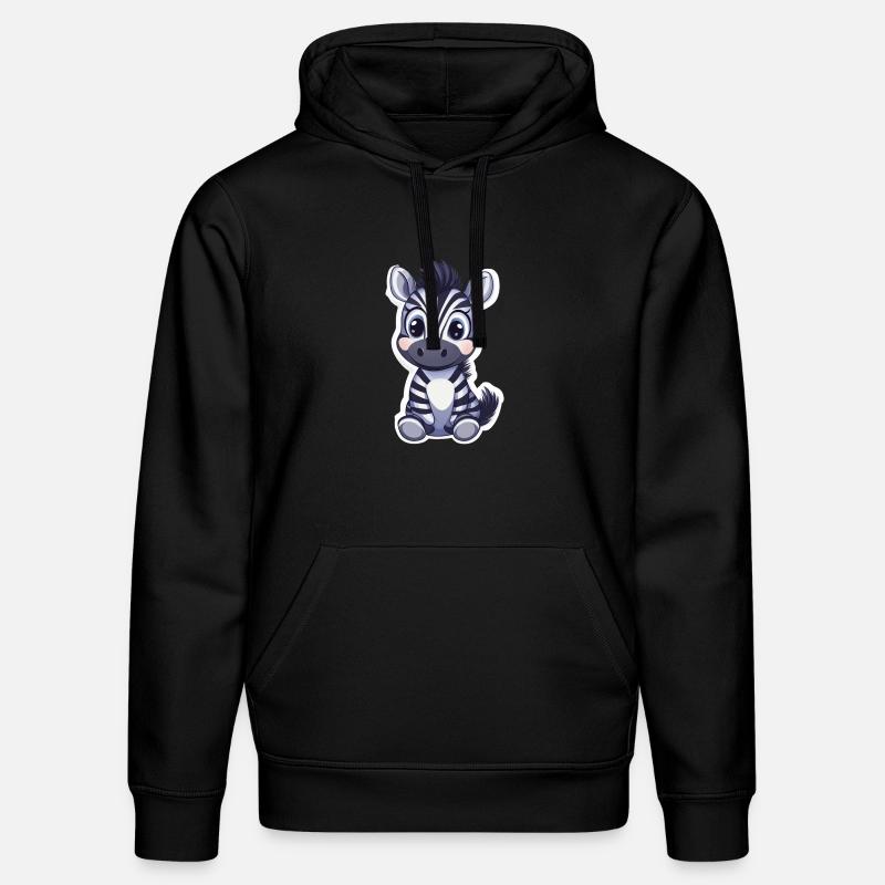 Zebra - Stanley/Stella Unisex Bio-Hoodie DRUMMER  - Schwarz